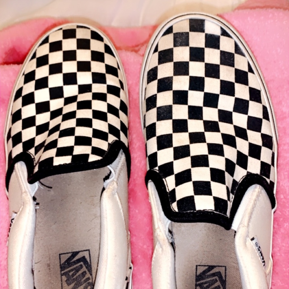 Checkerd Vans Youth